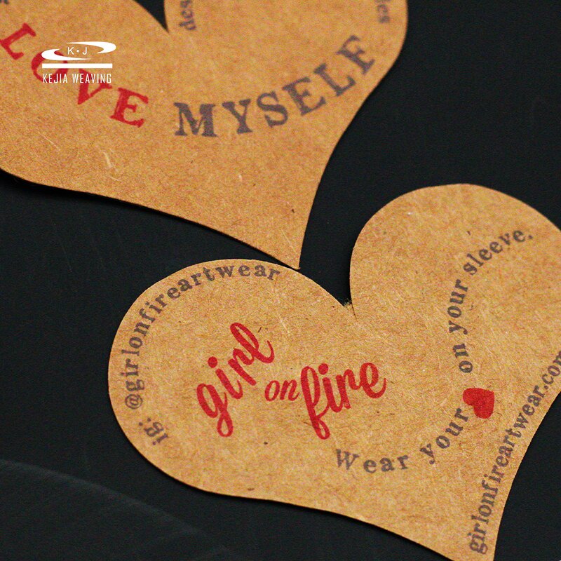 Paper Hangtag Labels Factory - OEM/ODM Cheap Custom Design Printing Name Logo Garment