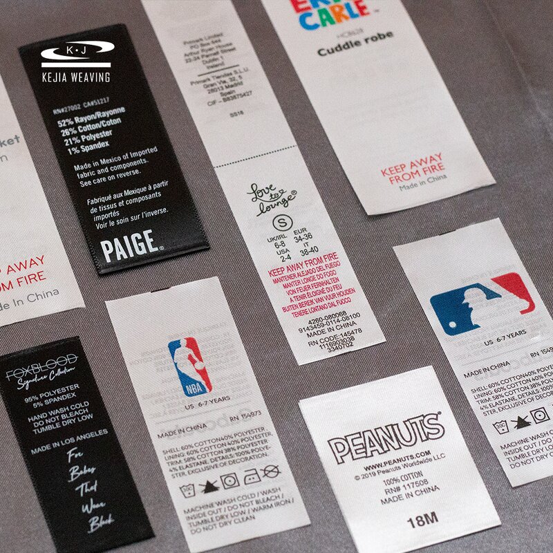 Washable Care Label Manufacturer - OEM/ODM Original Factory Competitive Price Straight Cut