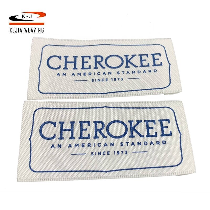 Brand Damask Label Factory - OEM/ODM No Moq High Density End Fold for Clothing