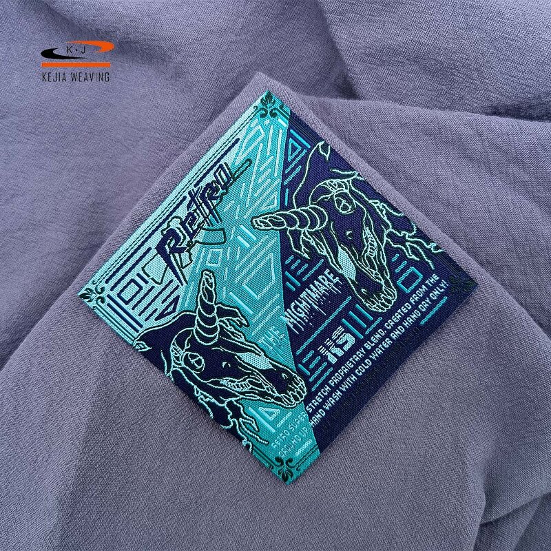 Heat Cut Woven Label Manufacturer - OEM/ODM New Style Best-selling Polyester Custom Embroidery