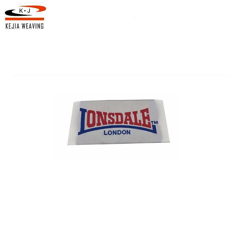 Embossed Woven Label Factory - OEM/ODM No Moq Heat Cut Standard Straight Fold