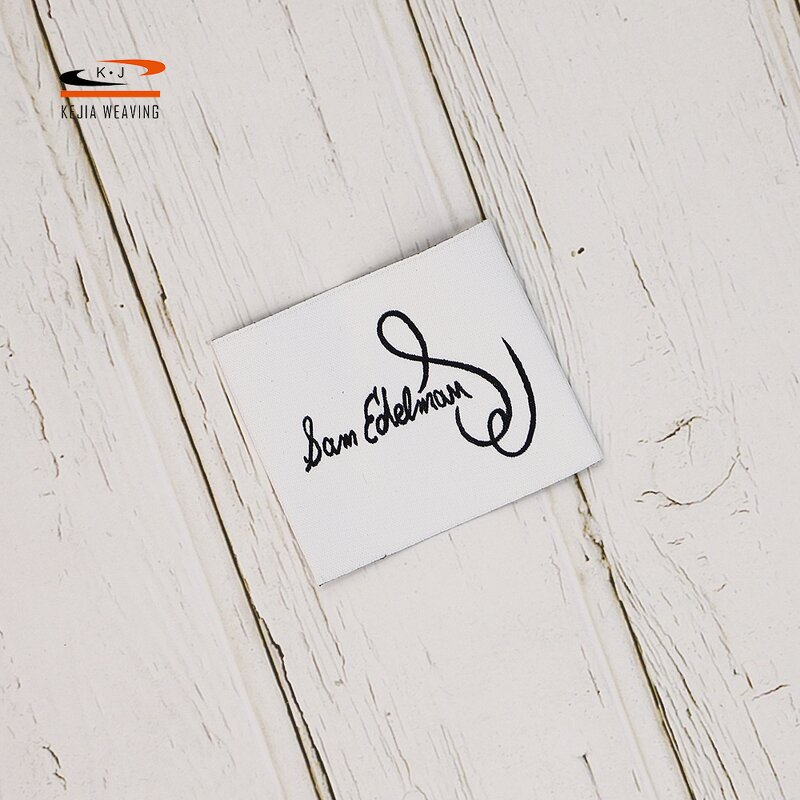 Hot Cut Garment Label Factory - OEM/ODM No Moq Wholesale Price Polyester Center Fold Multi-use