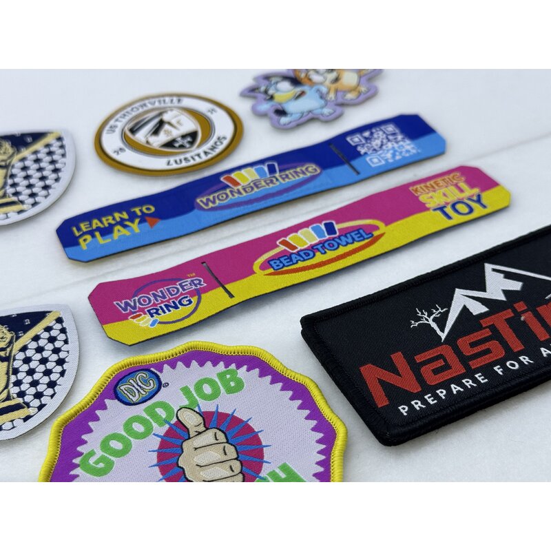 Woven Clothing Badge Manufacturer - OEM/ODM No Moq High Quality Custom Iron-on Sew-on Laser