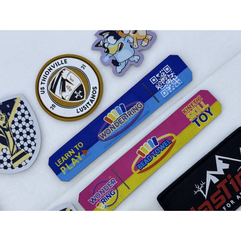 Woven Clothing Badge Manufacturer - OEM/ODM No Moq High Quality Custom Iron-on Sew-on Laser