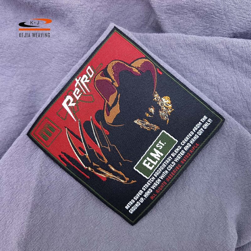 Heat Cut Woven Label Manufacturer - OEM/ODM New Style Best-selling Polyester Custom Embroidery