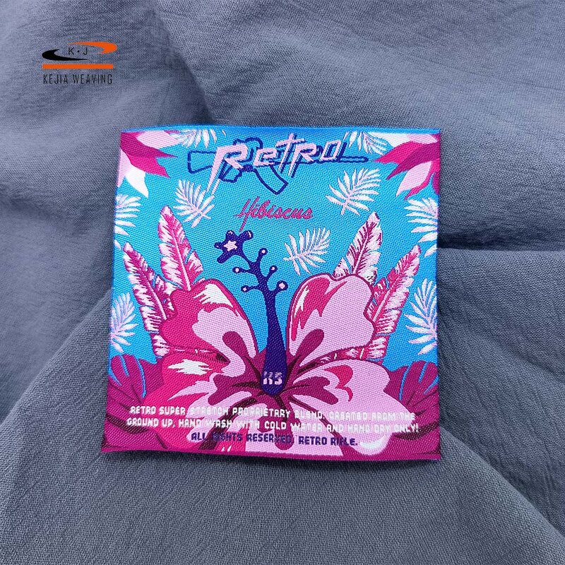 Heat Cut Woven Label Manufacturer - OEM/ODM New Style Best-selling Polyester Custom Embroidery