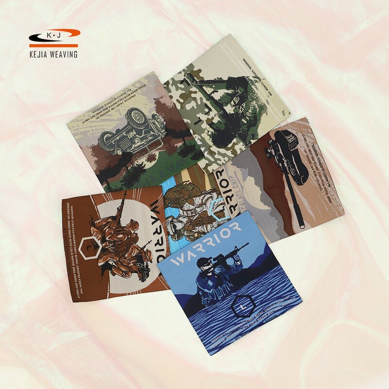 Damask Woven Tag Manufacturer - OEM/ODM DIY Free Sample Private Brand Garment Cloth Label