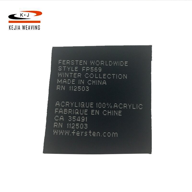 Cotton Polyester Woven Label Factory - OEM/ODM No MOQ Environment-Friendly Cool Design Heat Cut