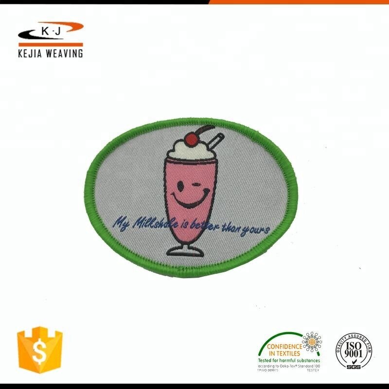 Iron Woven Patches Factory - OEM/ODM Clothing Custom Laser Cut Sticker