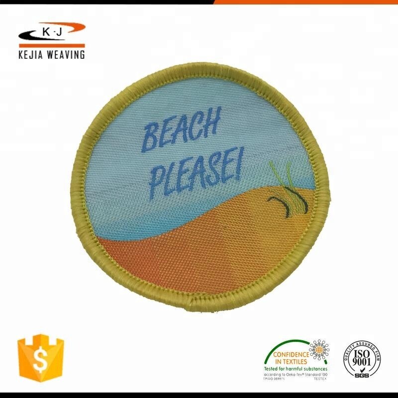 Handwork Design Patch Factory - OEM/ODM Attractive Design Laser Cut Fabric Logo Sticky