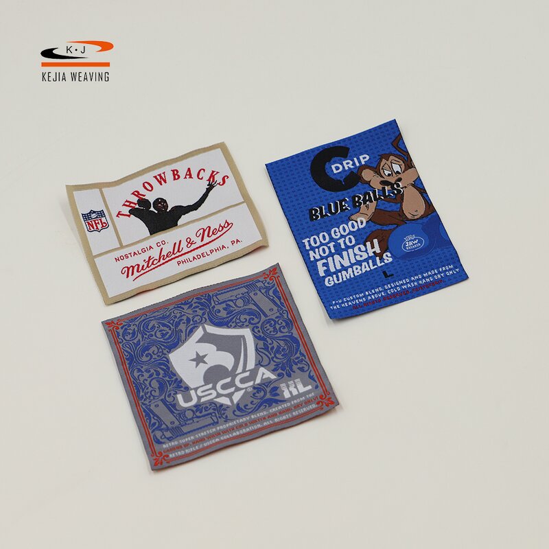 Adhesive Fabric Tags Factory - OEM/ODM DIY Custom Black for Bag Shoes Clothing Polyester