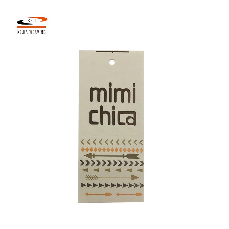 Custom Private Cotton Label Factory - OEM/ODM No Moq Personalized Design Woven Printing