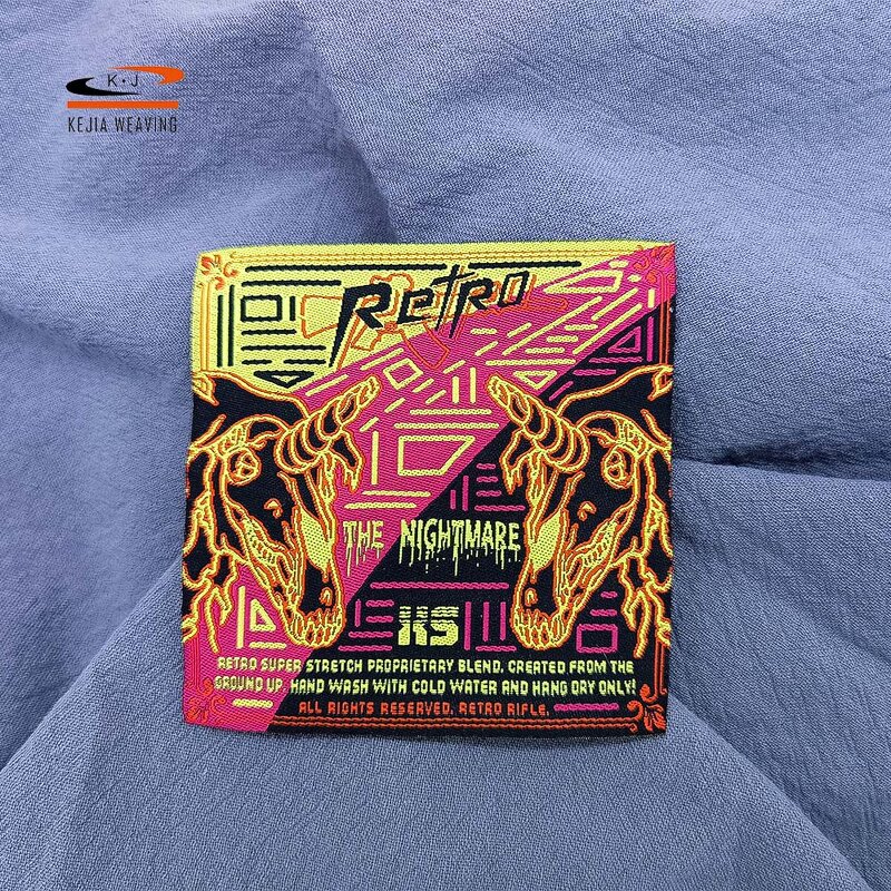 Heat Cut Woven Label Manufacturer - OEM/ODM New Style Best-selling Polyester Custom Embroidery