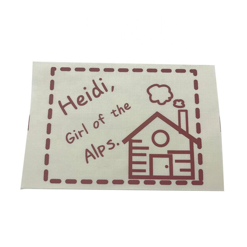 Organic Cotton Woven Label Manufacturer - OEM/ODM Wholesale Main Printed Washable Centerfold