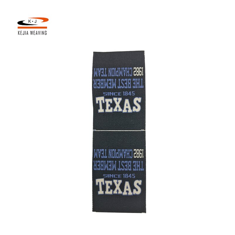 Custom Private Cotton Label Factory - OEM/ODM No Moq Personalized Design Woven Printing