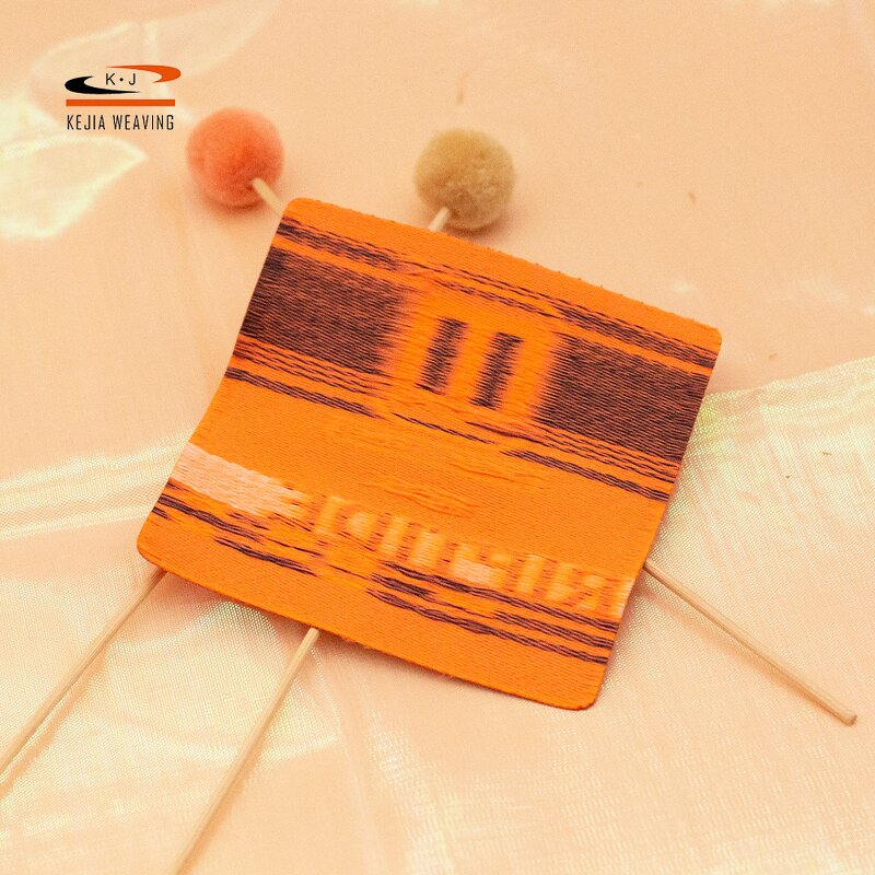 Heat Pressed Woven Label Manufacturer - OEM/ODM No Moq Durable Washable Free Sample