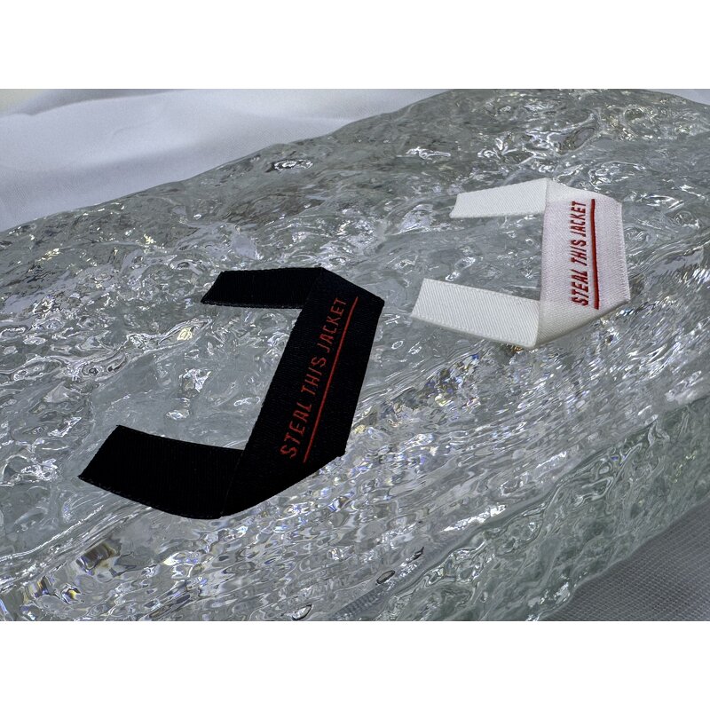 Gold Metallic Woven Label Factory - OEM/ODM No MOQ Custom Brand Logo End Fold Damask