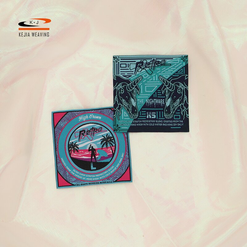 Custom Woven Label Factory - OEM/ODM DIY Unique Advertising Logo Printing Durable