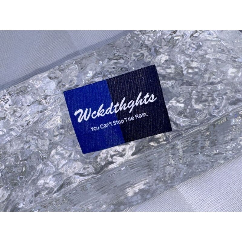 Damask Satin Woven Label Factory - OEM/ODM No Moq Custom Recycled Straight Cut