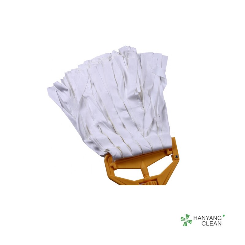 Head Refill Mop Factory - OEM/ODM Hanyang Clean Direct Supply Cotton White Wet Floor