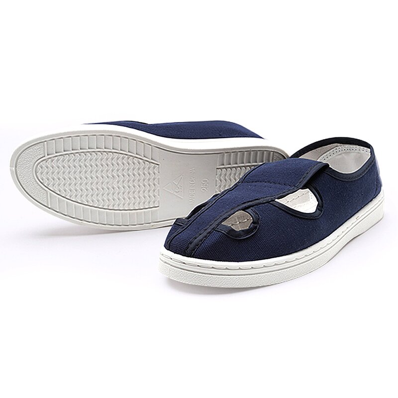Four-Hole Canvas Shoes Factory - OEM/ODM H-3529 Anti-Static Low Cut PU Soft Breathable