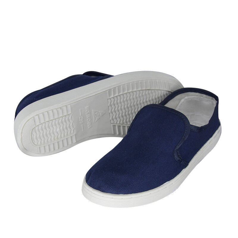 Soft Sole Canvas Shoes Manufacturer - OEM/ODM H-3508 Anti-Static Slip-On Dustproof Breathable
