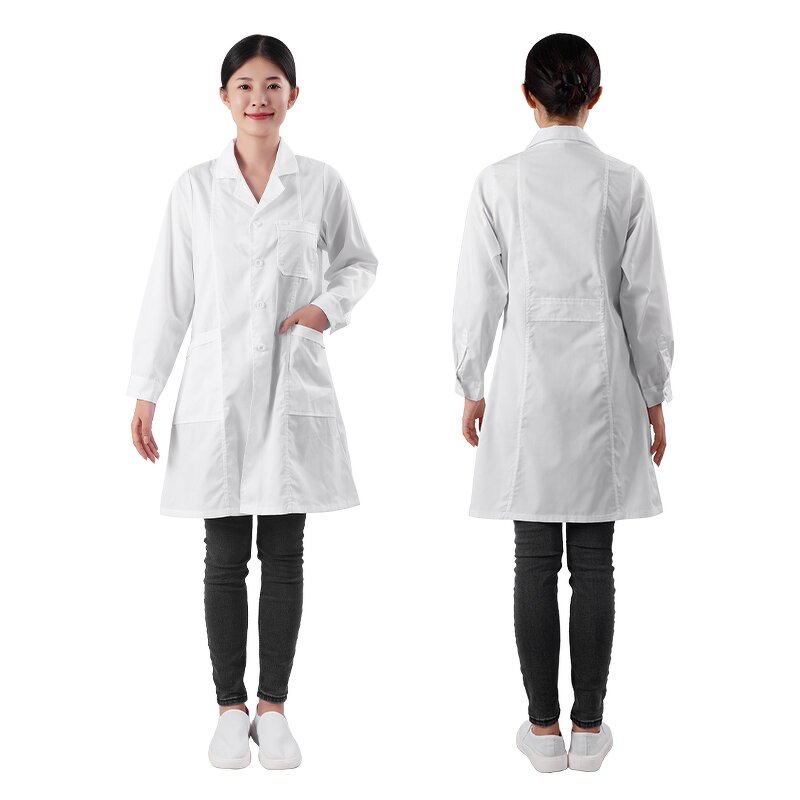 Lab Coat Factory - OEM/ODM H-1136 Soft Breathable Lint-Free Customizable Logo