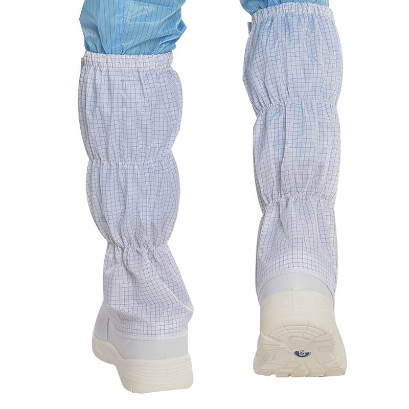 Steel Toe Cleanroom Boot Factory - OEM/ODM H-3530Thx Reusable Non-Slip ESD Leather Antistatic