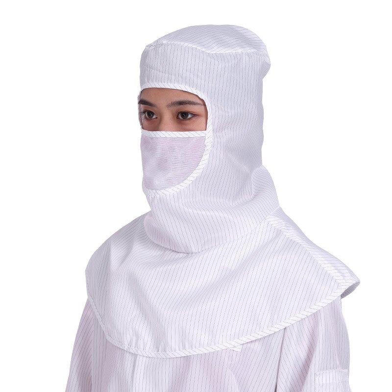 ESD Working Cap Manufacturer - OEM/ODM KL-3016TQ Antistatic Cleanroom Shawl Hood with Mask