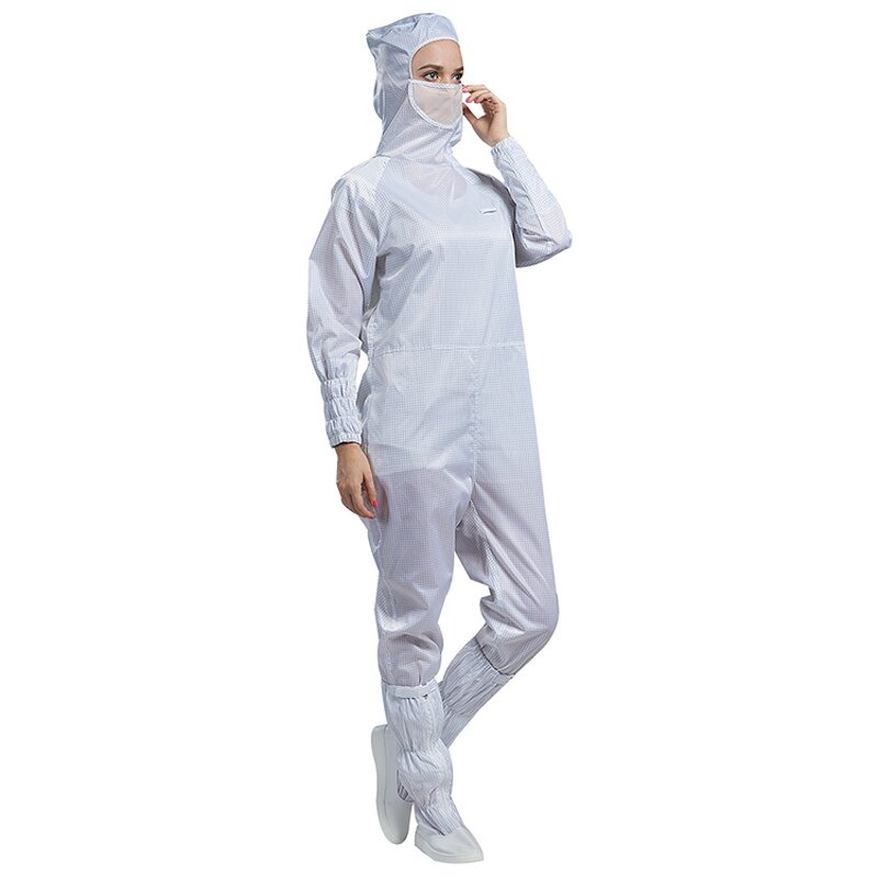 Side Access Coverall Factory - OEM/ODM H-1133 Anti-Static Dustproof Adjustable High-Temp