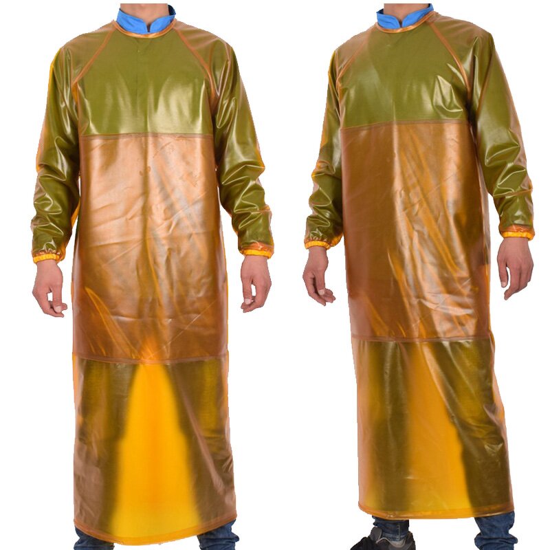 PVC Long Sleeve Apron Manufacturer - OEM/ODM XXM-003 Waterproof Gown Oil Acid Resistant Workshop