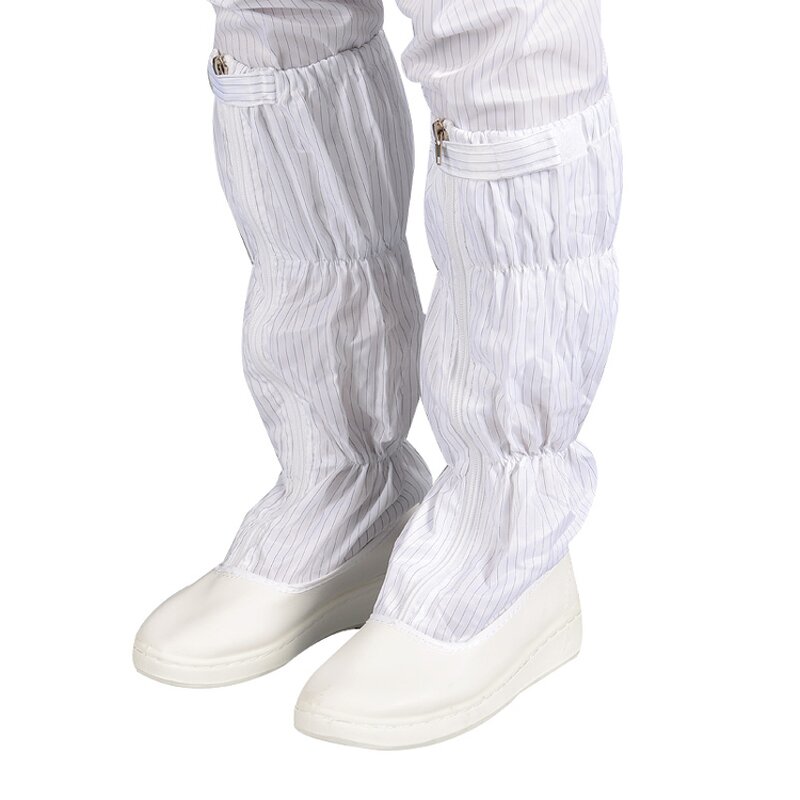 PVC Work Boot Factory - OEM/ODM H-3518 Anti-Slip with ESD Antistatic Cleanroom Rubber Sole