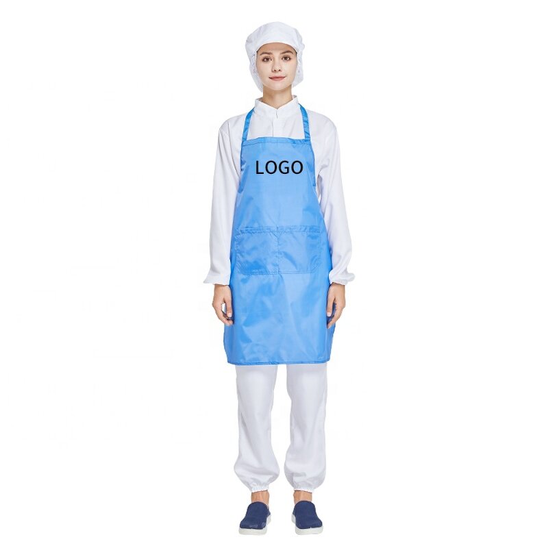 Dustproof Waterproof Apron Factory - OEM/ODM PE+Polyester Taffeta Oil Proof Lightweight 50g