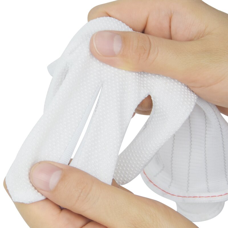 Sewing ESD Gloves Manufacturer - OEM/ODM H-6007 9 INCH Anti Static Stripe Lint Free Polyester