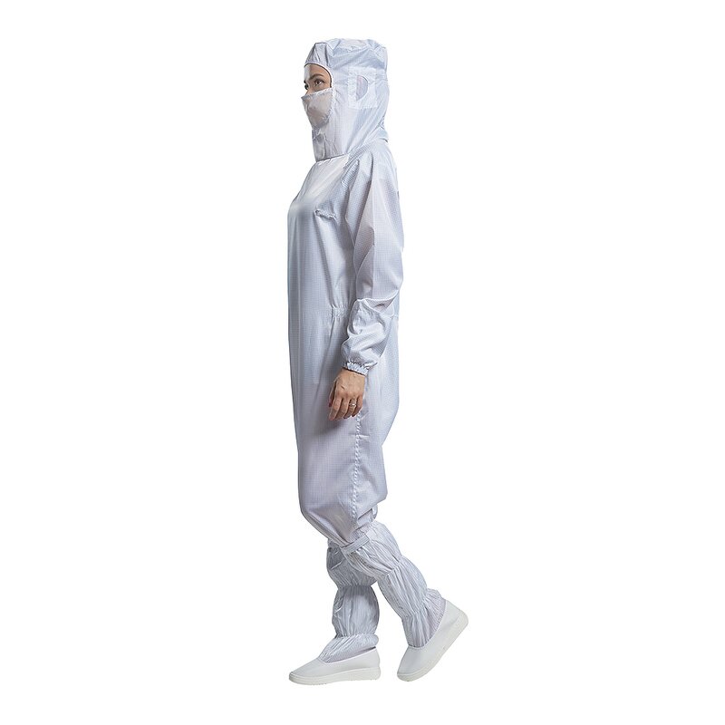 Antistatic Cleanroom Suit Manufacturer - OEM/ODM H-1132 Crotch Access Dustproof Reusable