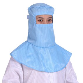 ESD Shawl Hat Factory - OEM/ODM KL-3016 Polyester Antistatic Lint Free Dust Proof