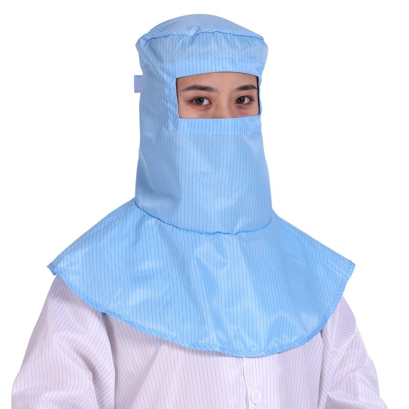 ESD Shawl Hat Factory - OEM/ODM KL-3016 Polyester Antistatic Lint Free Dust Proof