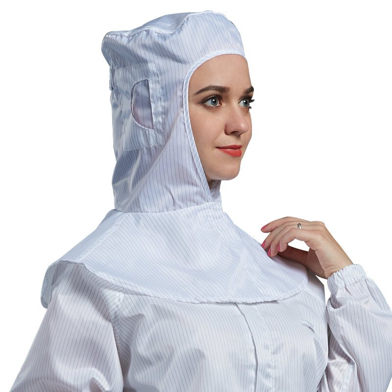 Antistatic Cleanroom Hat Manufacturer - OEM/ODM KL-3013 Breathable Dustproof Mesh Hood Blue White