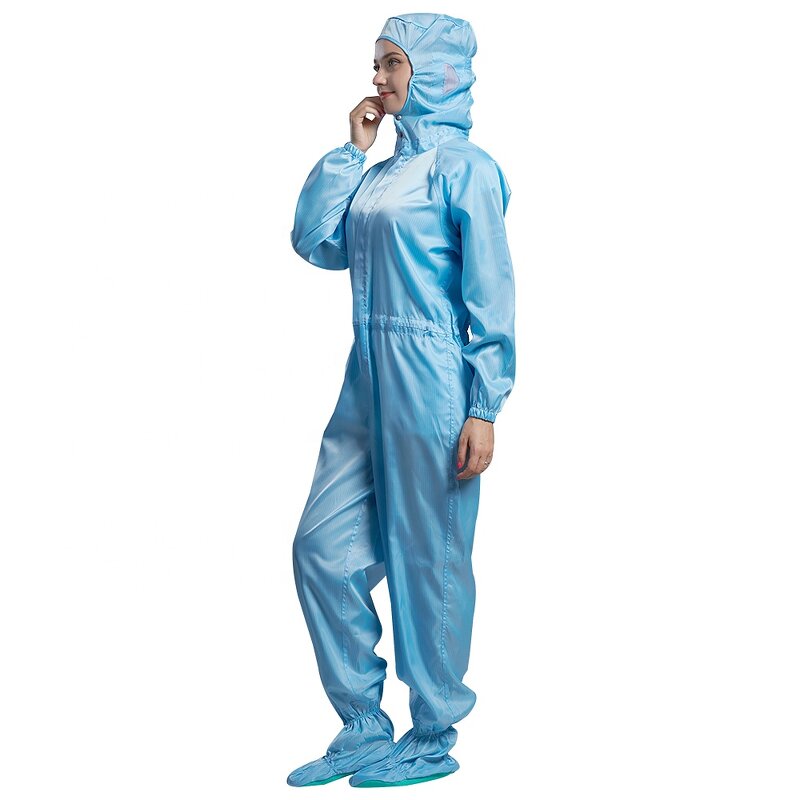 Anti-Static Gown Factory - OEM/ODM H-1123 Autoclavable 75D Stripe Cleanroom Pharma