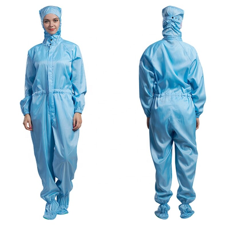 ESD Coverall Factory - OEM/ODM Autoclavable One Piece Anti-Static Hooded