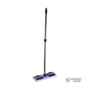 Extensible Microfiber Mop Factory - OEM/ODM H-003 Wet Dry Esd Safe for Cleanroom Use