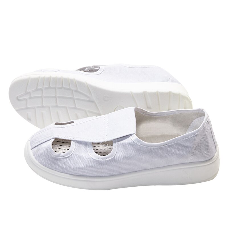 Four-Hole Canvas Shoes Factory - OEM/ODM H-3529 Anti-Static Low Cut PU Soft Breathable