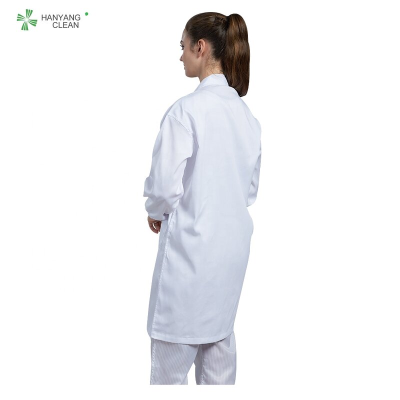 Nurse Smock Factory - OEM/ODM H-1120 Hospital Staff Thin White Uniform Gown Doctor