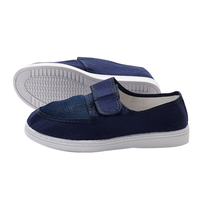 Anti-Static Canvas Shoes Manufacturer - OEM/ODM H-3525 Velcro Mesh Winter Factory Breathable