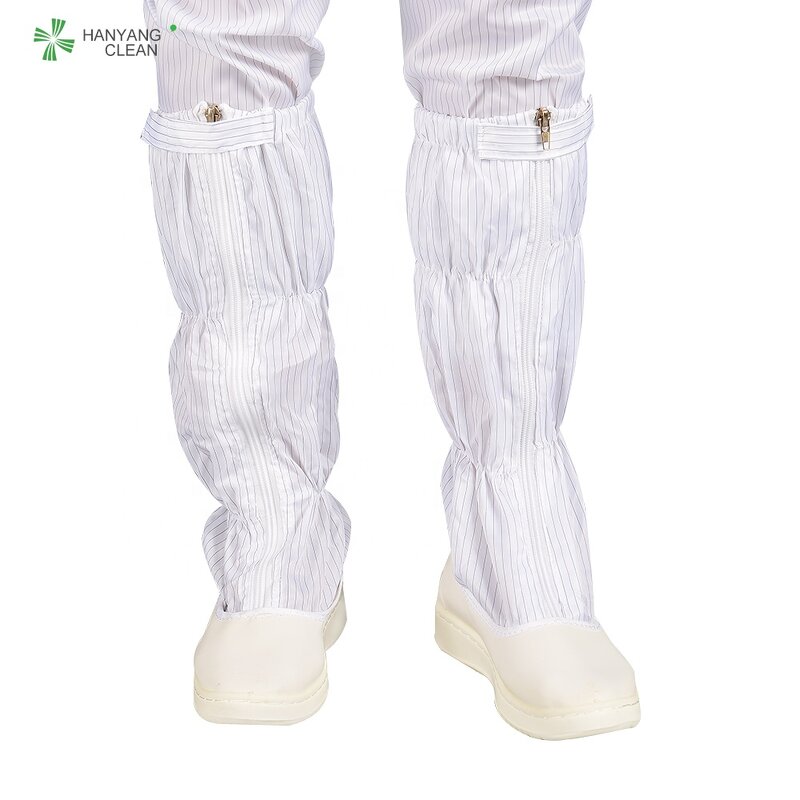 100D Grid Boots Factory - OEM/ODM H-3516 PU Sole Antistatic ESD Cleanroom Comfortable