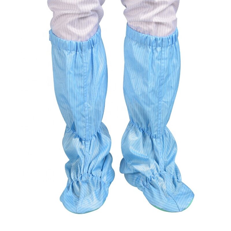 ESD Boot Covers Factory - OEM/ODM Reusable Unisex GMP Antistatic Safety Cleanroom