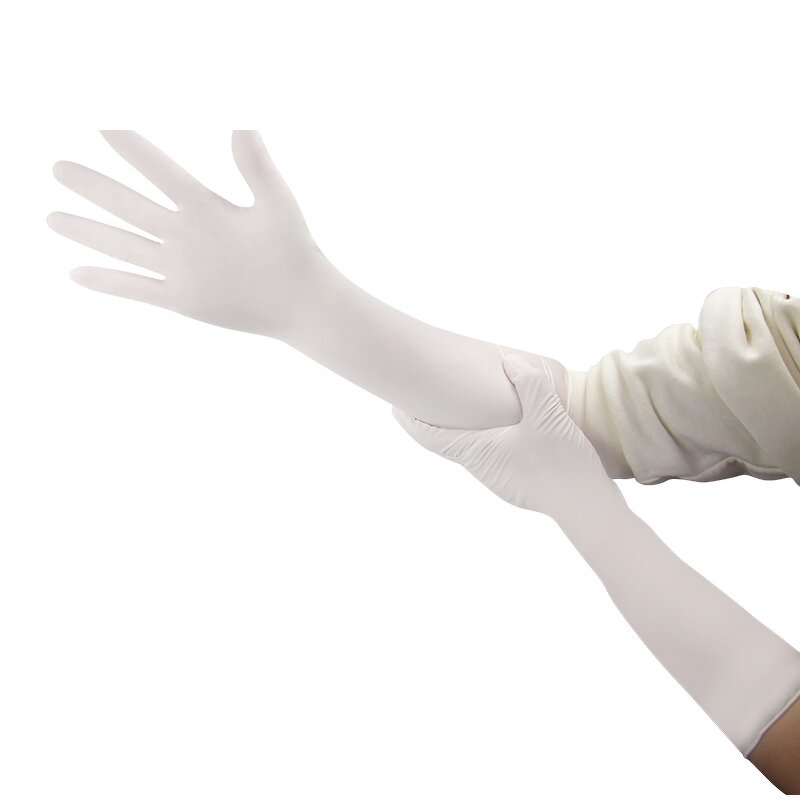 Nitrile Gloves Factory - OEM/ODM H-6001 16-inch Purification Sterile Anti-Slip Acid Resistant