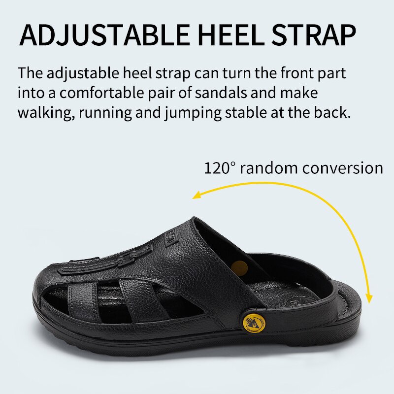 Anti-Static Sandals Manufacturer - OEM/ODM H-3502 Adjustable Heel Strap Non-Slip for Electronics