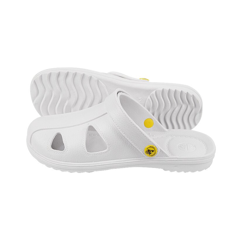 ESD Safety Sandals Factory - OEM/ODM H-3502 Summer Spring Breathable Adjustable Heel Anti-Static