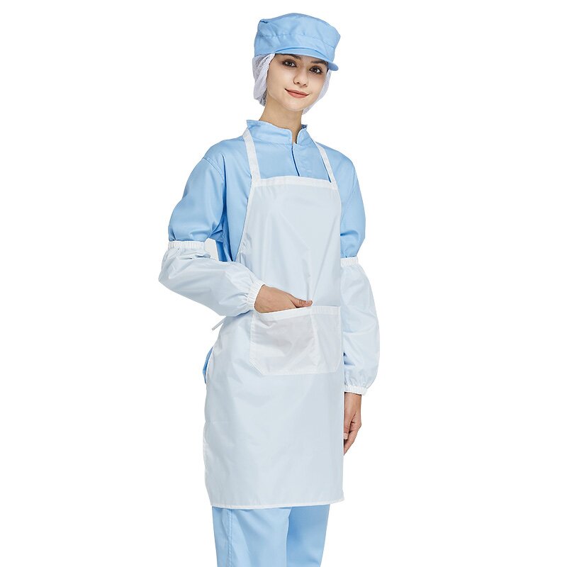 Custom Logo Apron Manufacturer - OEM/ODM H-1131-AP Waterproof Breathable Taffeta PE Kitchen